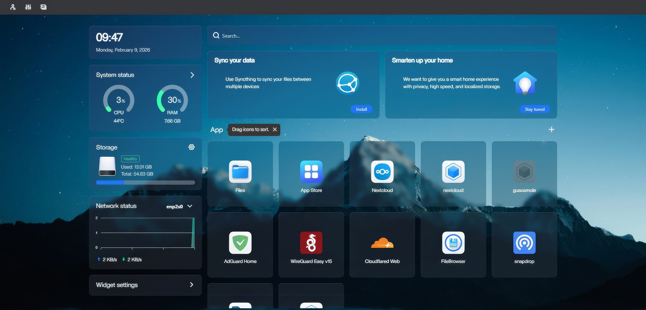 Elbruz Logic dashboard